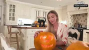 Pumpkin Gloryhole Suprise for my Stepsister Frances Bentley - BJ & riding til I cum deep inside