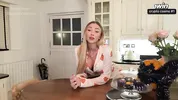 Pumpkin Gloryhole Suprise for my Stepsister Frances Bentley - BJ & riding til I cum deep inside