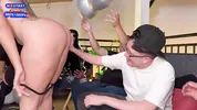 Sexual Party! My Friends give me a Striper for my birthday! Daniela Andrea and Pipeboy1