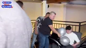 Sexual Party! My Friends give me a Striper for my birthday! Daniela Andrea and Pipeboy1