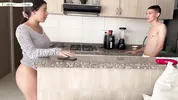 fucking my best friend's stepbrother - bbw squirt - huge ass - pov - subtitled