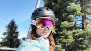 "My car is stuck in the snow and I'm cold" biggy titty stranger needs warmth and dick