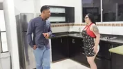 I go to a job interview to be a maid and I fuck my new boss Rioc