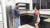 I go to a job interview to be a maid and I fuck my new boss Rioc