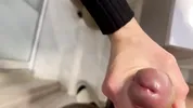 HE FUCKS ME AND CUMS IN MY MOUTH JUST BEFORE GOING OUT