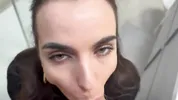 HE FUCKS ME AND CUMS IN MY MOUTH JUST BEFORE GOING OUT