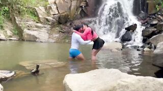Colombian with a big ass ends up fucking with her best friend on a bike ride.