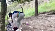 Colombian with a big ass ends up fucking with her best friend on a bike ride.