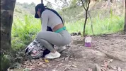 Colombian with a big ass ends up fucking with her best friend on a bike ride.