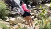 Colombian with a big ass ends up fucking with her best friend on a bike ride.