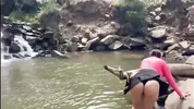 Colombian with a big ass ends up fucking with her best friend on a bike ride.
