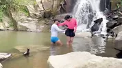 Colombian with a big ass ends up fucking with her best friend on a bike ride.