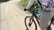 Colombian with a big ass ends up fucking with her best friend on a bike ride.