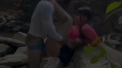 Colombian with a big ass ends up fucking with her best friend on a bike ride.
