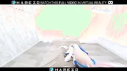 Horny Japanese hottie Rena Horikawa with pink hair had hot sex,in VR.