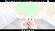 Horny Japanese hottie Rena Horikawa with pink hair had hot sex,in VR.