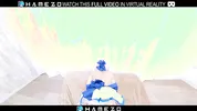 Horny Japanese hottie Rena Horikawa with pink hair had hot sex,in VR.