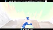 Horny Japanese hottie Rena Horikawa with pink hair had hot sex,in VR.
