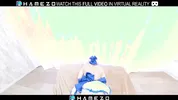 Horny Japanese hottie Rena Horikawa with pink hair had hot sex,in VR.