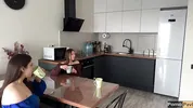 Two horny stepsisters called a plumber and paid him with their bodies