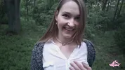 Gave a lot of sperm to a beautiful nymphomaniac in the forest (part 2)