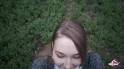Gave a lot of sperm to a beautiful nymphomaniac in the forest (part 2)