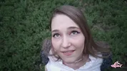 Gave a lot of sperm to a beautiful nymphomaniac in the forest (part 2)