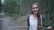 Gave a lot of sperm to a beautiful nymphomaniac in the forest (part 2)