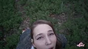 Gave a lot of sperm to a beautiful nymphomaniac in the forest (part 2)