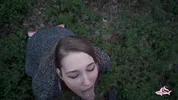 Gave a lot of sperm to a beautiful nymphomaniac in the forest (part 2)