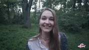 Gave a lot of sperm to a beautiful nymphomaniac in the forest (part 2)