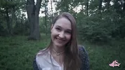 Gave a lot of sperm to a beautiful nymphomaniac in the forest (part 2)