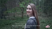 Gave a lot of sperm to a beautiful nymphomaniac in the forest (part 2)