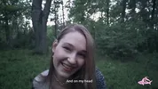 Gave a lot of sperm to a beautiful nymphomaniac in the forest (part 2)