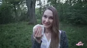 Gave a lot of sperm to a beautiful nymphomaniac in the forest (part 2)