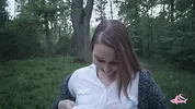 Gave a lot of sperm to a beautiful nymphomaniac in the forest (part 2)