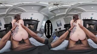 UP CLOSE VR - PAWG Beauty In Sexy Lingerie Maddy May Has Her Pussy RUINED By Your Monster Cock POV