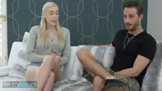 REALITYJUNKIES - Blonde Babysitter Seizes The Opportunity To Suck And Ride A Throbbing Cock