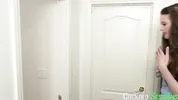 CUCKOLD SESSIONS - Tall Olivia Madison Cucks Tiny Hubby with Plumber's Huge Cock