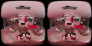 VR Bangers: Two Horny Brunettes in Lingerie Suck and Fuck Cupid in an FFM Threesome on Valentine’s Day | VR Porn