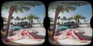 VR Bangers: Two Horny Brunettes in Lingerie Suck and Fuck Cupid in an FFM Threesome on Valentine’s Day | VR Porn