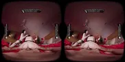 VR Bangers: Two Horny Brunettes in Lingerie Suck and Fuck Cupid in an FFM Threesome on Valentine’s Day | VR Porn