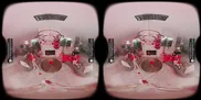 VR Bangers: Two Horny Brunettes in Lingerie Suck and Fuck Cupid in an FFM Threesome on Valentine’s Day | VR Porn