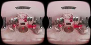 VR Bangers: Two Horny Brunettes in Lingerie Suck and Fuck Cupid in an FFM Threesome on Valentine’s Day | VR Porn