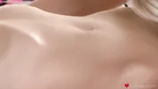 Eating the pussy of a blonde with perfect tits - Lesbea