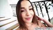 Solo Foot Teasing With Brunette Rissa May