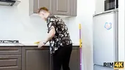 RIM4K. Dude gets his anus licked for the first time before fucked two lovely hotties