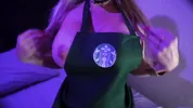 STARBUCKS BIMBO EMPLOYEE Gets FUCKED DURING SHIFT