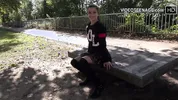 cute 19 year Justine does a new porn casting with sex toys