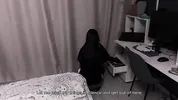 The ex came to pick up things but was hard fucked in the mouth and pussy